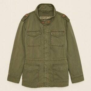 Mini Boden Green Standard Issue Jacket Kids Utility Size 7-8Y Military Fall